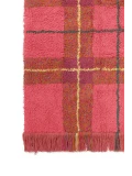 LORENA CANALS Dywan Tartan 90×120 cm – Vintage Red Wouf Wouf | Pan Piksel