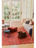 LORENA CANALS Dywan Tartan 140×190 cm – Vintage Red Wouf Wouf | Pan Piksel