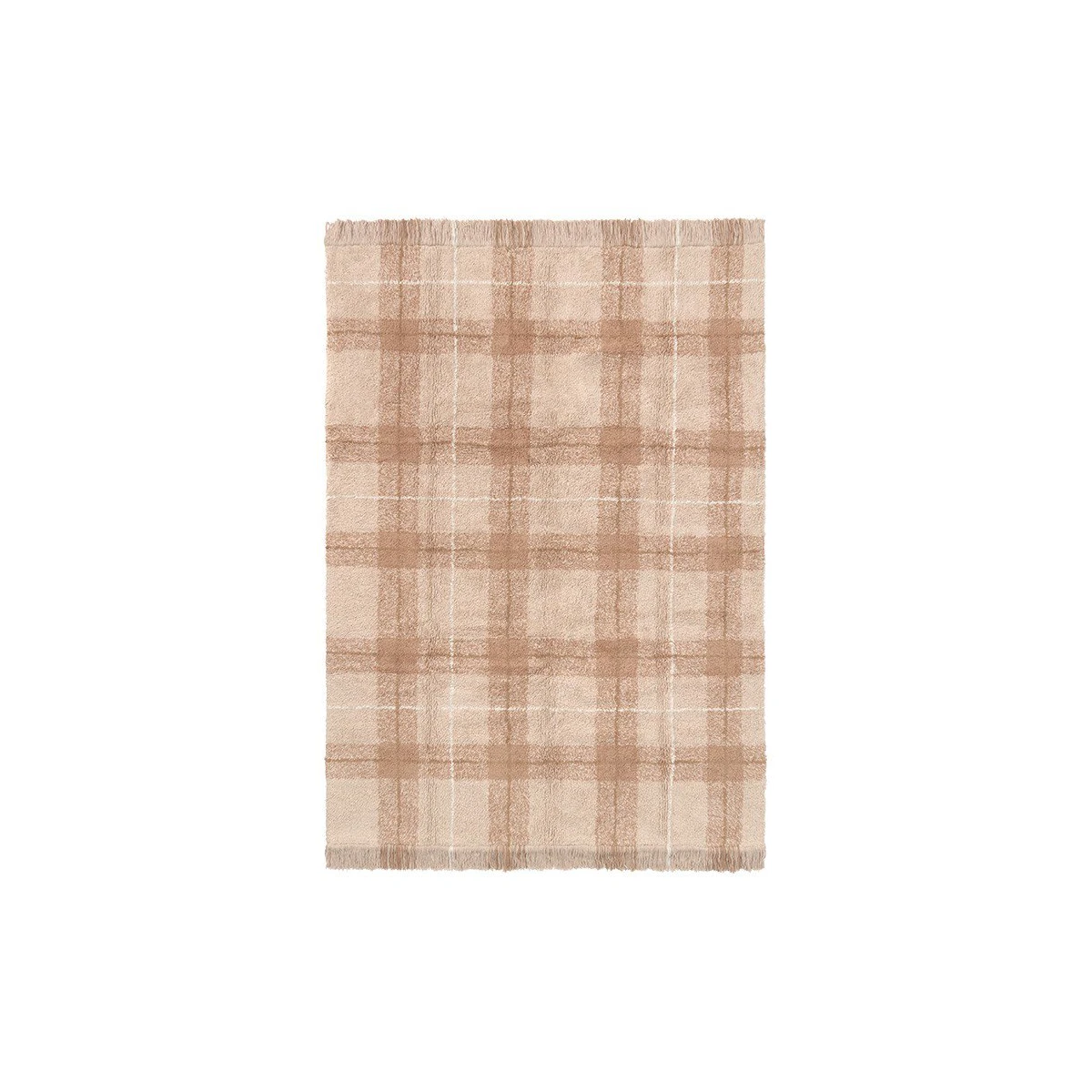 LORENA CANALS Dywan Tartan – Rose 90×120 cm Wouf Wouf | Pan Piksel