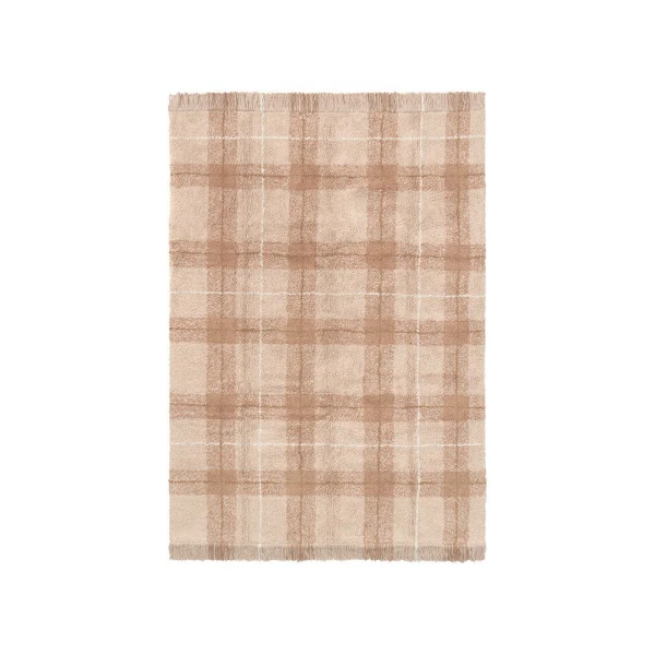 LORENA CANALS Dywan Tartan – Rose 90×120 cm Wouf Wouf | Pan Piksel