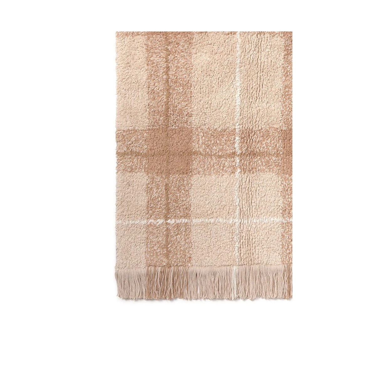 LORENA CANALS Dywan Tartan – Rose 90×120 cm Wouf Wouf | Pan Piksel