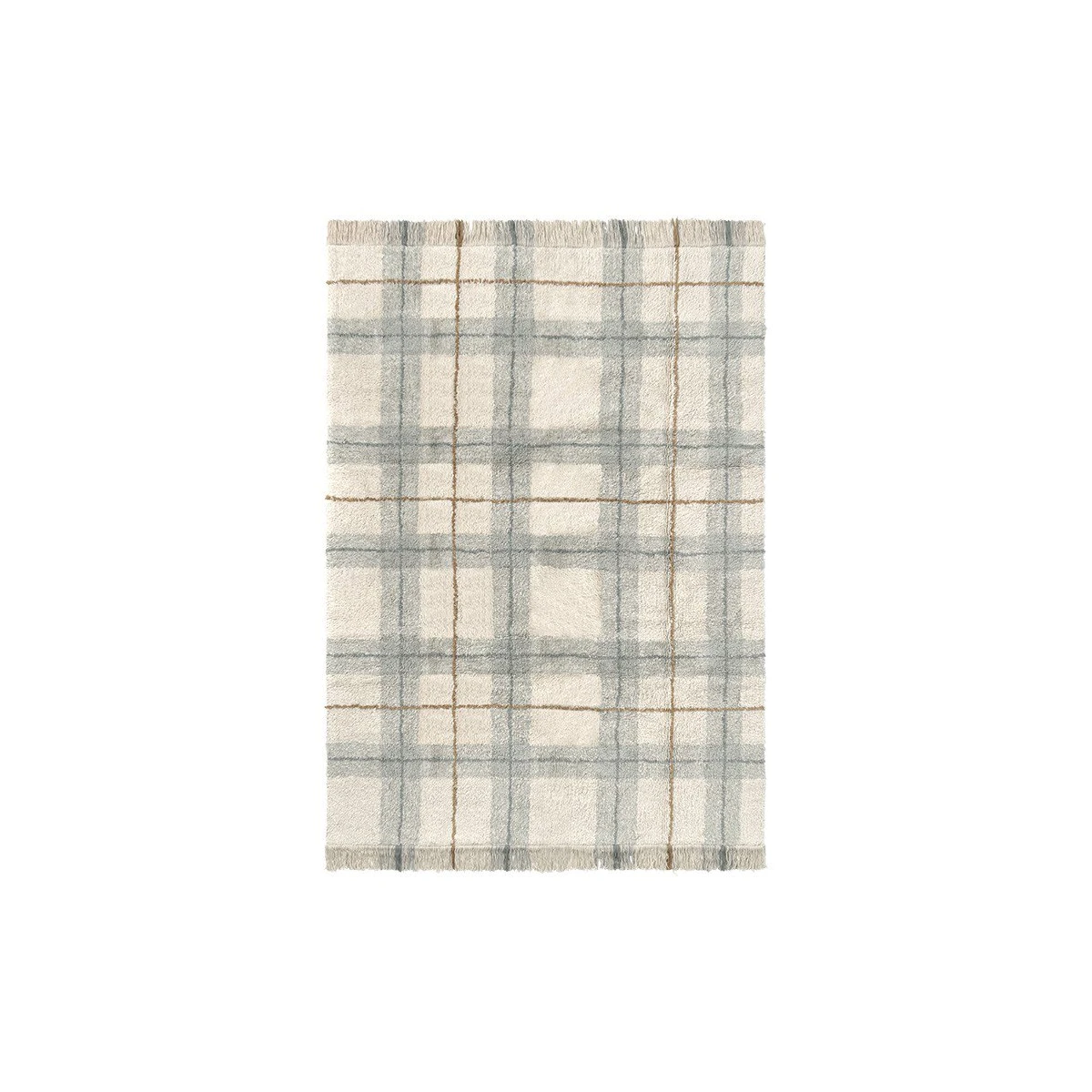 Dywanik Tartan Blue Sage | Pan Piksel