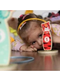 TOOKY TOY Drewniana Gra Zręcznościowa Rzut do Celu Zwierzątka 15 el. | Pan Piksel