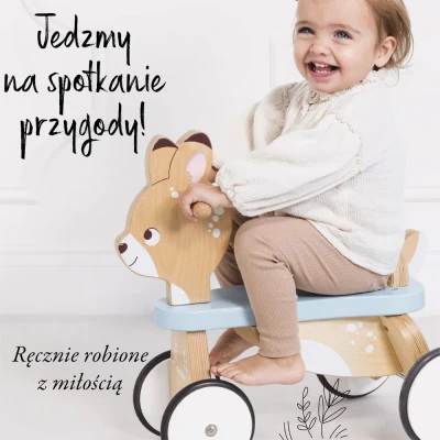 Jeździk drewniany jelonek Le Toy Van | Pan Piksel