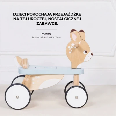 Jeździk drewniany jelonek Le Toy Van | Pan Piksel
