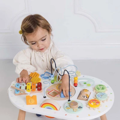 Drewniany stolik edukacyjny Le Toy Van | Pan Piksel