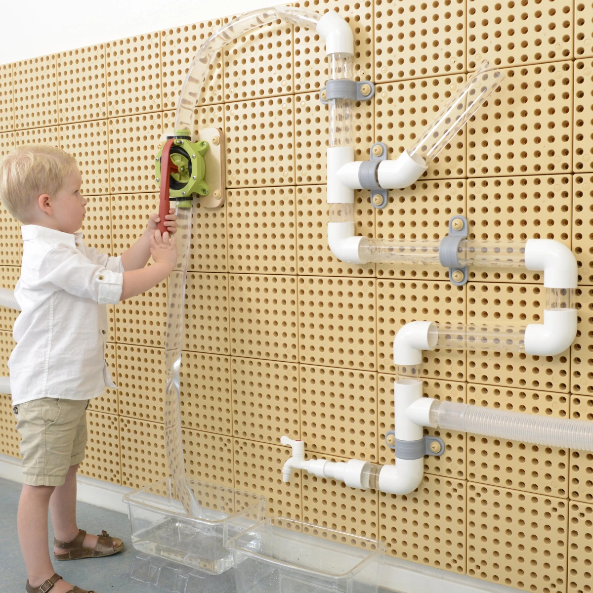 MASTERKIDZ Pompa Wodna Do Zestawu Hydraulicznego - Tablica Naukowo-Kreatywna STEM WALL | Pan Piksel