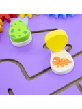 VIGA Drewniana Tablica Sensoryczna-Manipulacyjna EDU Triceratops | Pan Piksel