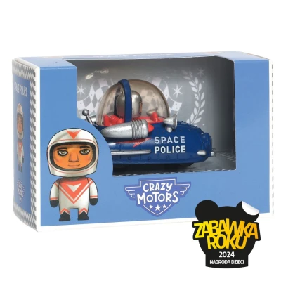 DJECO Autko CRAZY MOTORS SPACE POLICE | Pan Piksel