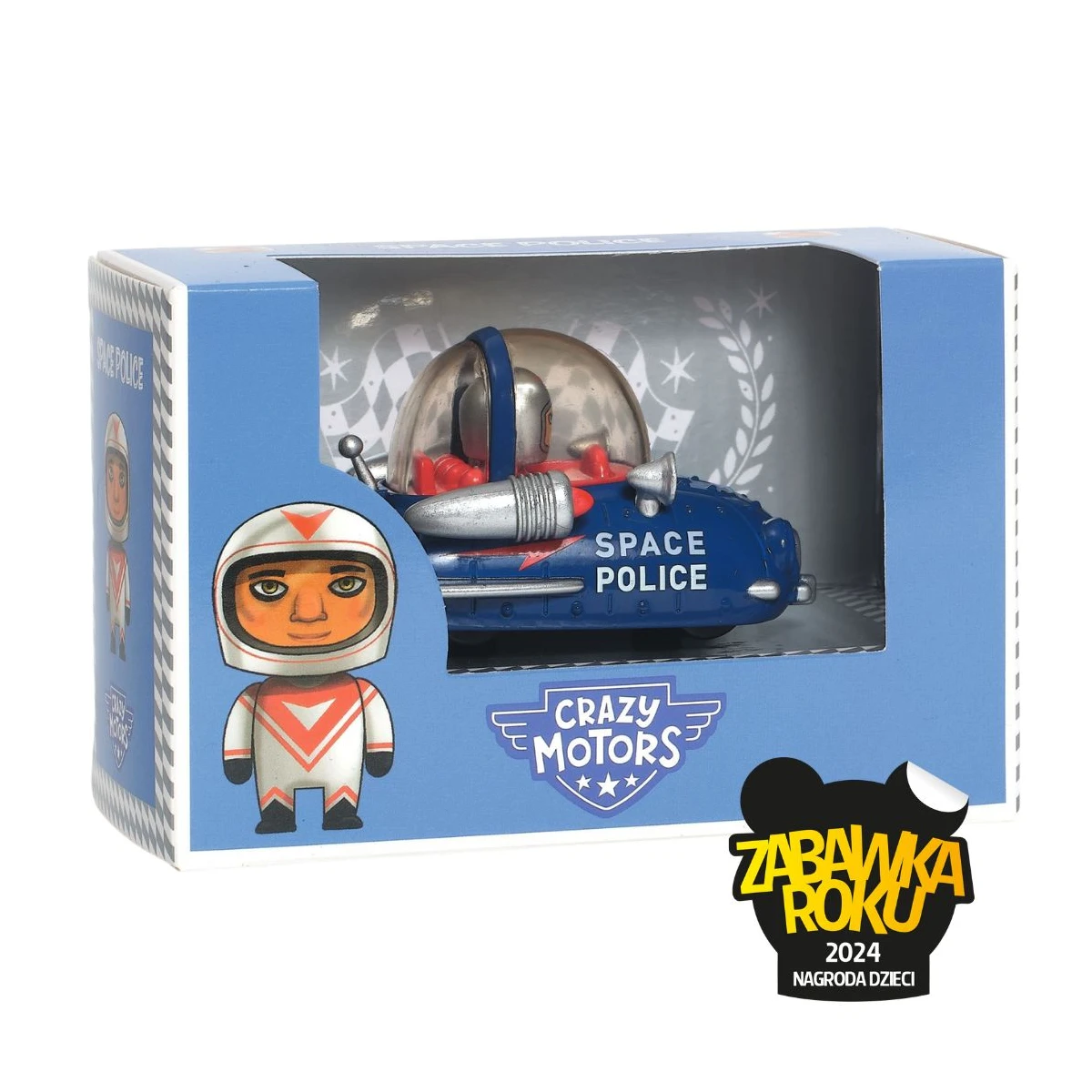 DJECO Autko CRAZY MOTORS SPACE POLICE | Pan Piksel