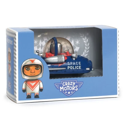 DJECO Autko CRAZY MOTORS SPACE POLICE | Pan Piksel