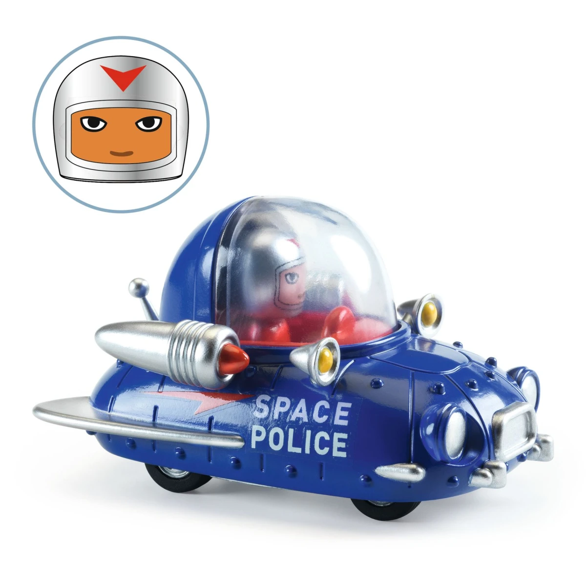 DJECO Autko CRAZY MOTORS SPACE POLICE | Pan Piksel
