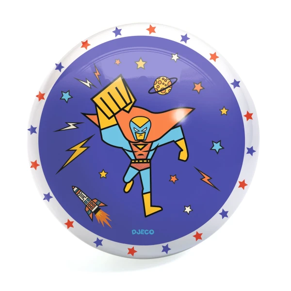 DJECO Piłka gumowa SUPERBOHATER śr. 22 cm | Pan Piksel