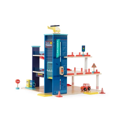 MOULIN ROTY Drewniany piętrowy parking i warsztat | Pan Piksel