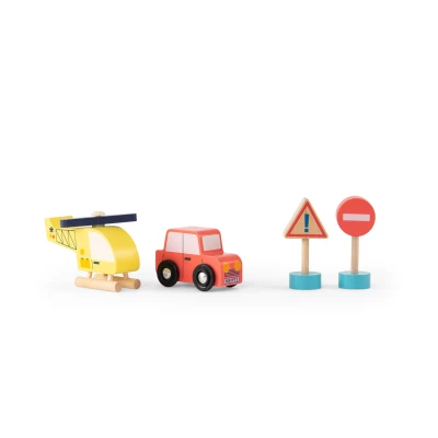 MOULIN ROTY Drewniany piętrowy parking i warsztat | Pan Piksel