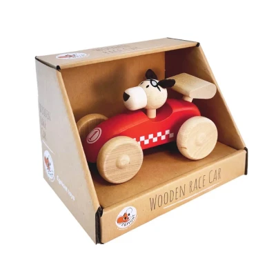 EGMONT TOYS Drewniany samochód wyścigowy | Pan Piksel