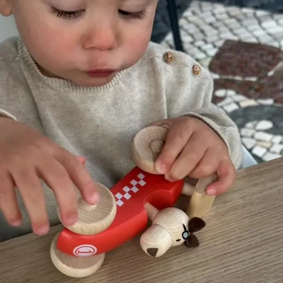 EGMONT TOYS Drewniany samochód wyścigowy | Pan Piksel