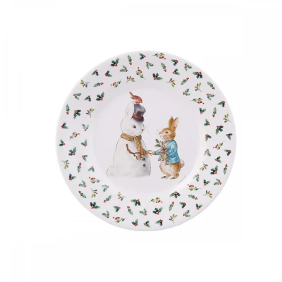 PETIT JOUR PARIS Talerz fi 20 cm Peter Rabbit Christmas Snow | Pan Piksel