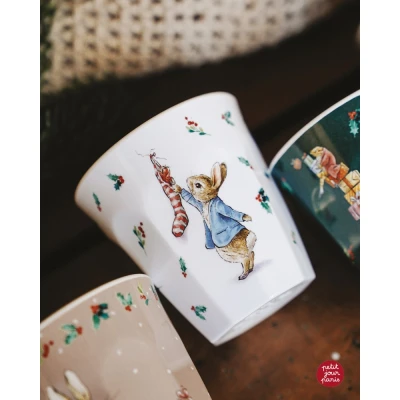 PETIT JOUR PARIS Kubek 220 ml Peter Rabbit Christmas Snow | Pan Piksel