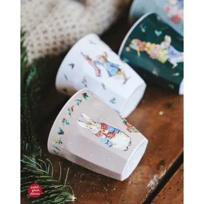 PETIT JOUR PARIS Kubek 220 ml Peter Rabbit Christmas Window | Pan Piksel