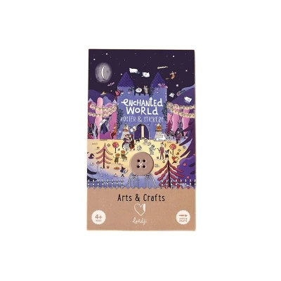 LONDJI Arts&Crafts Kreatywne Naklejki Enchanted | Pan Piksel