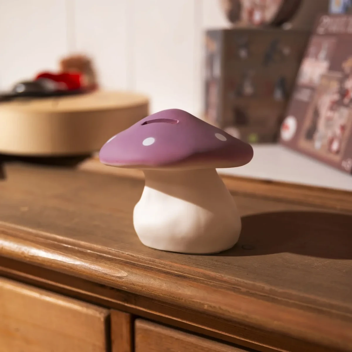 EGMONT TOYS Skarbonka grzybek fioletowy | Pan Piksel