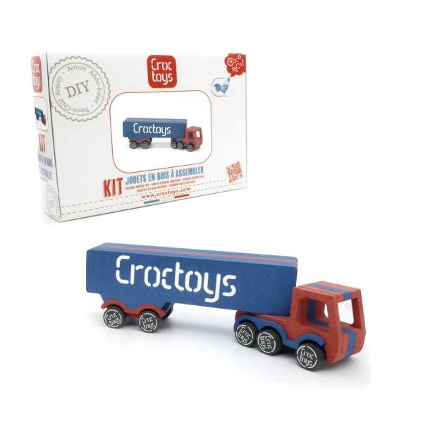 CROC TOYS DIY Drewniany pojazd: Rémy | Pan Piksel