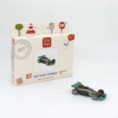 CROC TOYS DIY Drewniany pojazd: 1 x Formuła | Pan Piksel