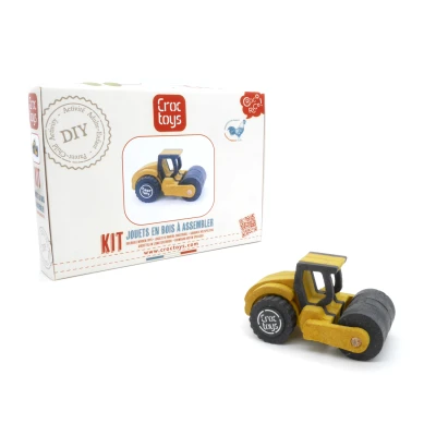 CROC TOYS DIY Drewniany pojazd: walec | Pan Piksel