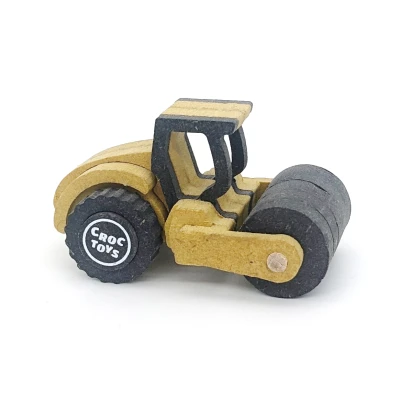 CROC TOYS DIY Drewniany pojazd: walec | Pan Piksel