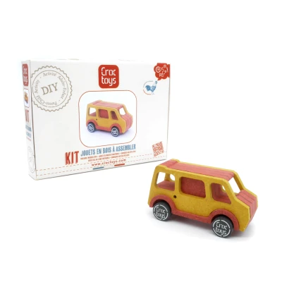 CROC TOYS DIY Drewniany pojazd: bus | Pan Piksel