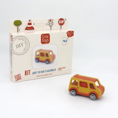 CROC TOYS DIY Drewniany pojazd: bus | Pan Piksel