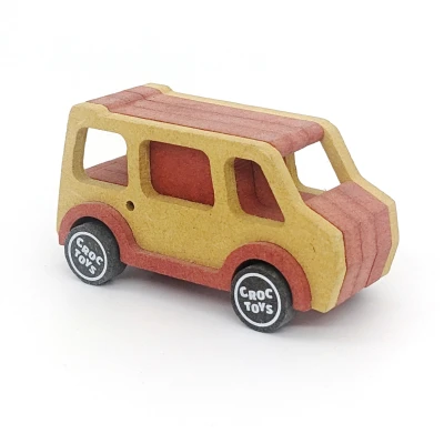 CROC TOYS DIY Drewniany pojazd: bus | Pan Piksel
