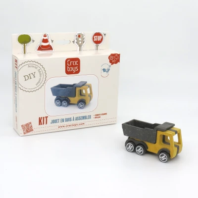 CROC TOYS DIY Drewniany pojazd: wywrotka | Pan Piksel