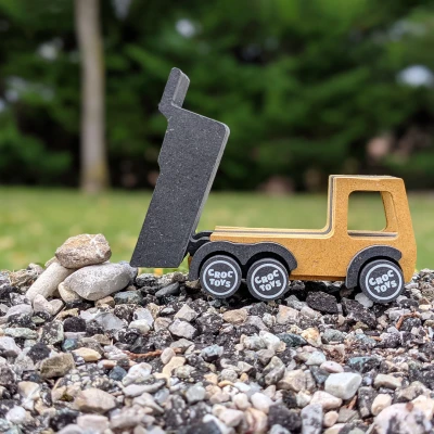 CROC TOYS DIY Drewniany pojazd: wywrotka | Pan Piksel