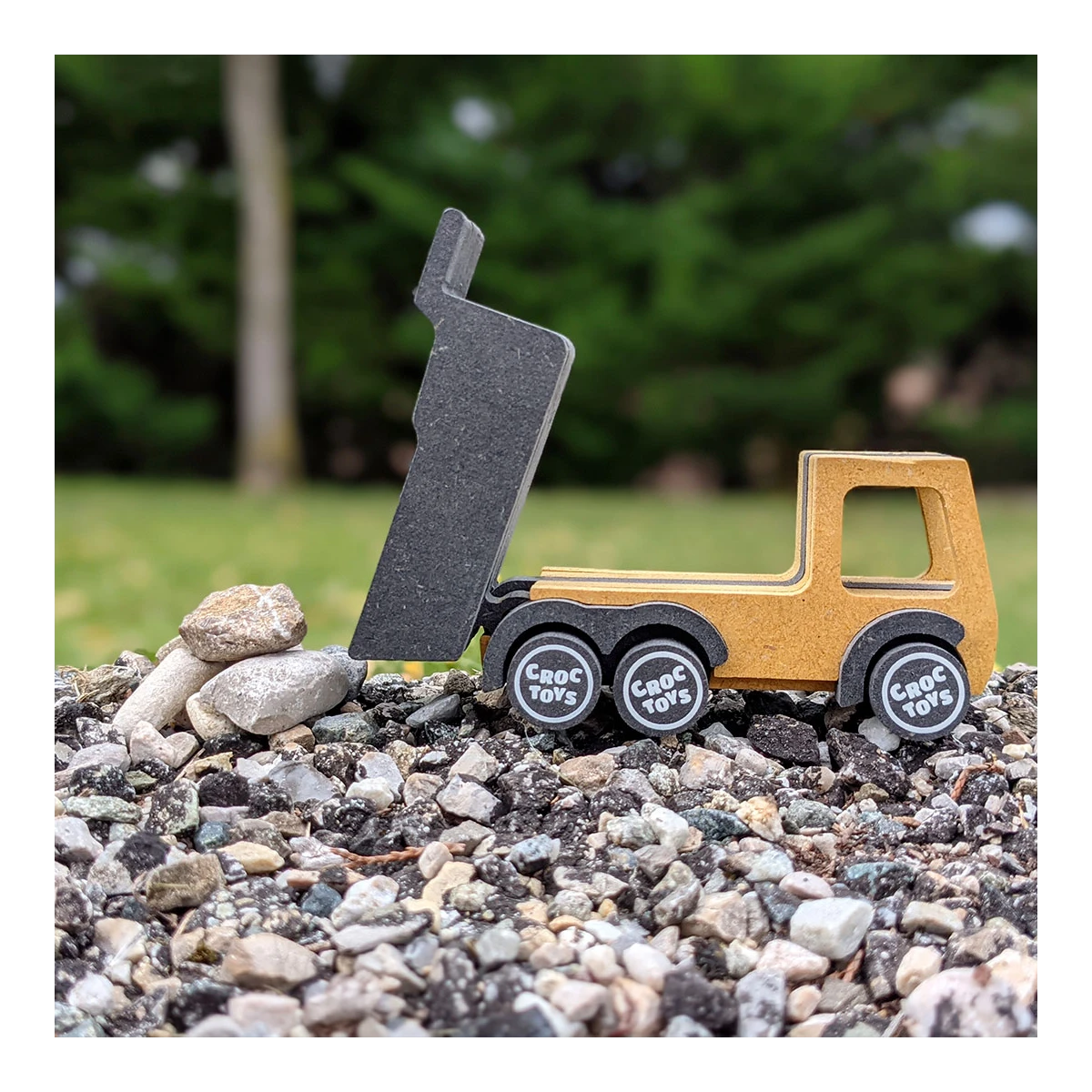 CROC TOYS DIY Drewniany pojazd: wywrotka | Pan Piksel