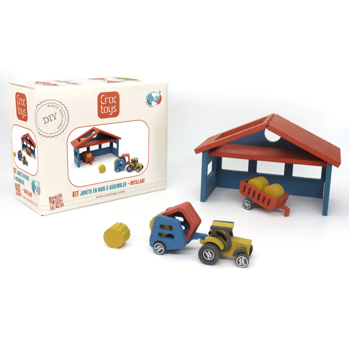 CROC TOYS DIY Drewniany pojazd: Nathan i jego Farma | Pan Piksel