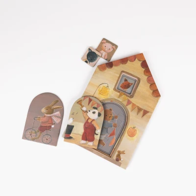 EGMONT TOYS Puzzle wielowarstwowe Przyjaciele | Pan Piksel