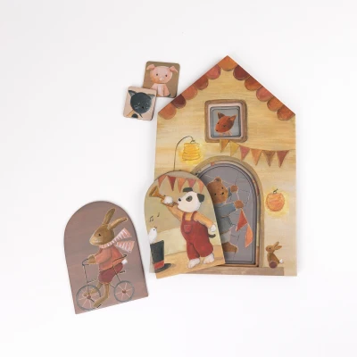 EGMONT TOYS Puzzle wielowarstwowe Przyjaciele | Pan Piksel