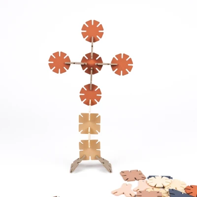 EGMONT TOYS Drewniane klocki konstrukcyjne | Pan Piksel