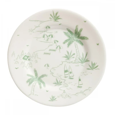 MAISON PETIT JOUR Talerz deserowy fi 20 cm Małe Rzeczy Wakacje | Pan Piksel