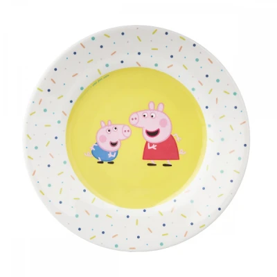 PETIT JOUR PARIS Talerz deserowy fi 20 cm Świnka Peppa | Pan Piksel