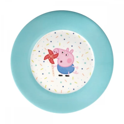 PETIT JOUR PARIS Talerz deserowy fi 20 cm Świnka Peppa | Pan Piksel