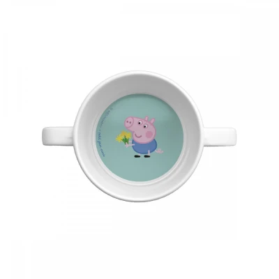 PETIT JOUR PARIS Świnka Peppa Kubek niekapek z 2 uszami | Pan Piksel