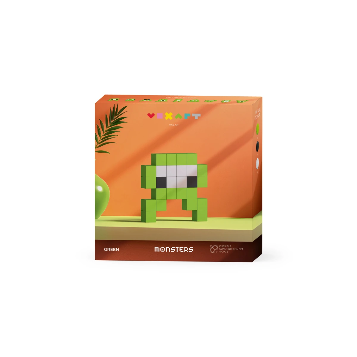 PIXIO VoxArt Green Monsters | Pan Piksel