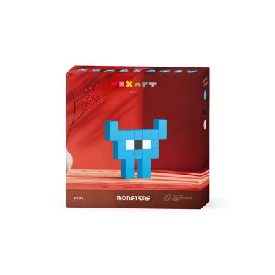 PIXIO VoxArt Blue Monsters | Pan Piksel