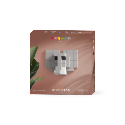 PIXIO VoxArt Grey Edition | Wild Heads 198 | Pan Piksel