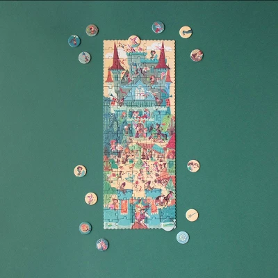 LONDJI Puzzle kieszonkowe z grą obserwacyjną Zamek | Pan Piksel