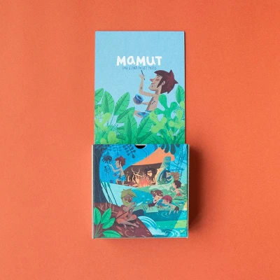 LONDJI Puzzle kieszonkowe z grą obserwacyjną Mamut | Pan Piksel