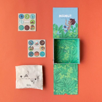 LONDJI Puzzle kieszonkowe z grą obserwacyjną Mamut | Pan Piksel